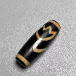 藏傳西藏水蓮花天珠文玩天珠配件diy手串項鍊隔珠配珠勒子腰珠